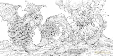 Mythic Animals: Colour a Realm of Legendary Creatures (Kerby's Selection) - Kerby Rosanes [KSIĄŻKA]