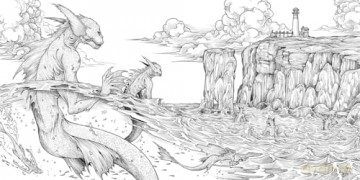 Mythic Animals: Colour a Realm of Legendary Creatures (Kerby's Selection) - Kerby Rosanes [KSIĄŻKA]