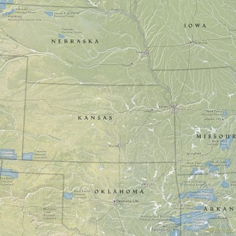 National Geographic Destination Map 2023 National Forests and Grasslands of the United States Map - National Geographic Maps [KSIĄŻKA]