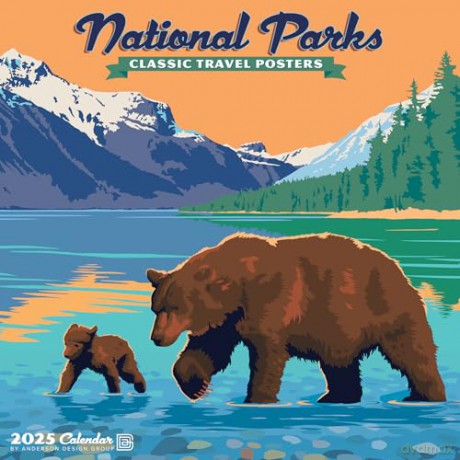 National Parks 2025 Wall [KSIĄŻKA]