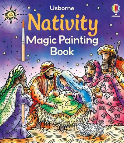 Nativity Magic Painting Book (Magic Painting Books) - Abigail Wheatley [KSIĄŻKA]