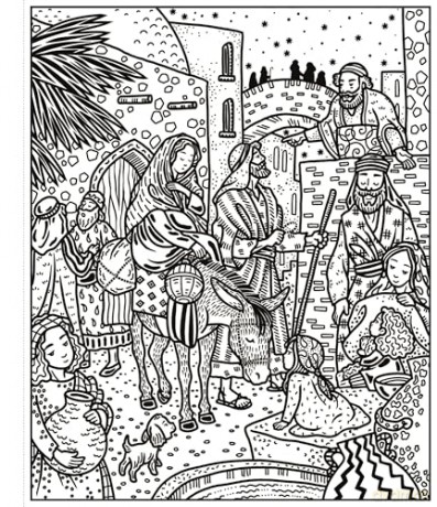 Nativity Magic Painting Book (Magic Painting Books) - Abigail Wheatley [KSIĄŻKA]