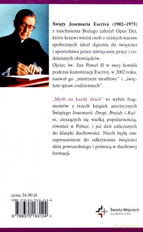 Myśli na każdy dzień - św. Josemaria Escriva [KSĄŻKA]