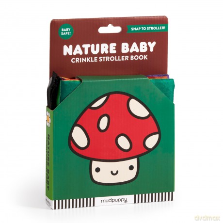 Nature Baby Crinkle Fabric Stroller Book - Mudpuppy [KSIĄŻKA]