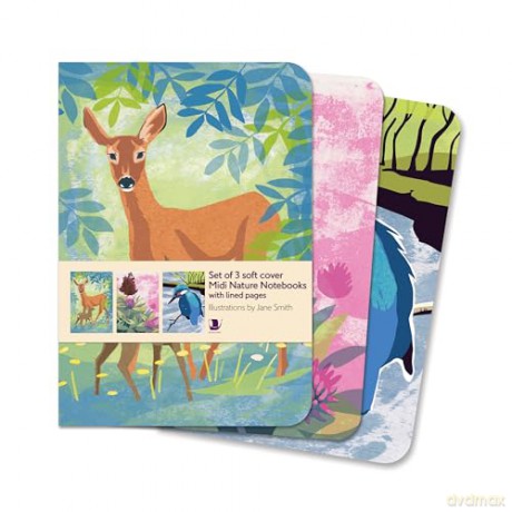 Nature Notebooks Midi Set: Set of 3 - Jane Smith [KSIĄŻKA]