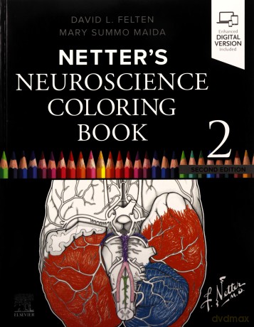 Netter's Neuroscience Coloring Book - David L. Felten MD PhD [KSIĄŻKA]