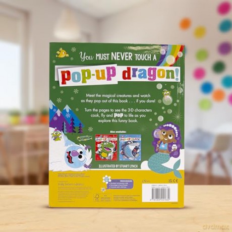 Never Touch a Pop-up Dragon: Pop-up Book - Cara Jenkins [KSIĄŻKA]