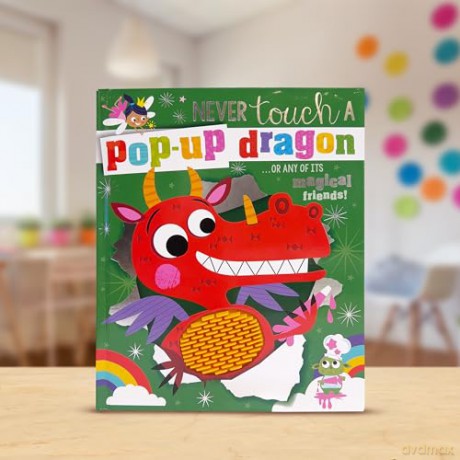 Never Touch a Pop-up Dragon: Pop-up Book - Cara Jenkins [KSIĄŻKA]