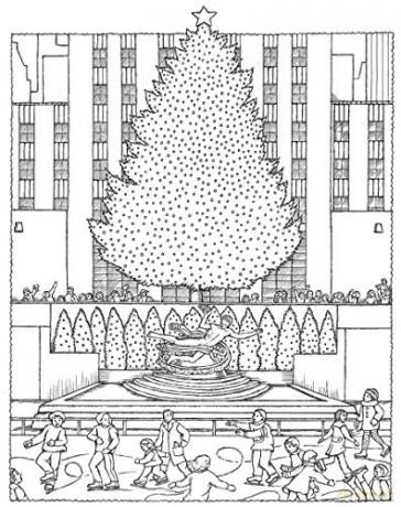 New York for Kids: 25 Big Apple Sites to Color (Dover Coloring Books) - Patricia J Wynne [KSIĄŻKA]
