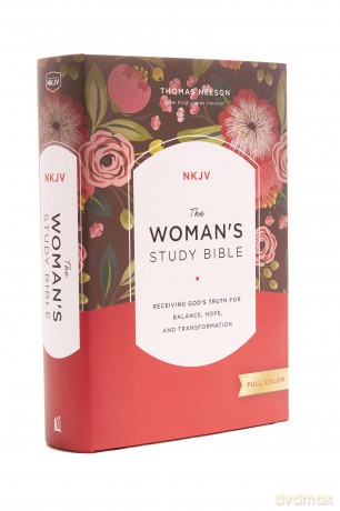 NKJV, The Woman's Study Bible, Hardcover, Red Letter, Full-Color Edition - Thomas Nelson [KSIĄŻKA]
