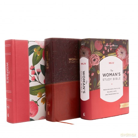 NKJV, The Woman's Study Bible, Hardcover, Red Letter, Full-Color Edition - Thomas Nelson [KSIĄŻKA]
