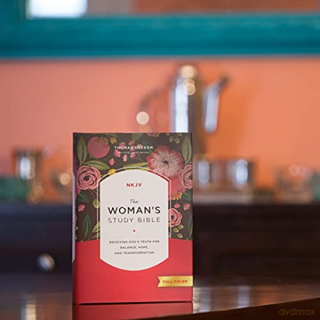 NKJV, The Woman's Study Bible, Hardcover, Red Letter, Full-Color Edition - Thomas Nelson [KSIĄŻKA]