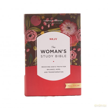 NKJV, The Woman's Study Bible, Hardcover, Red Letter, Full-Color Edition - Thomas Nelson [KSIĄŻKA]