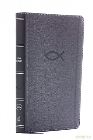 NKJV, Thinline Bible Youth Edition, Leathersoft, Gray, Red Letter, Comfort Print: Holy Bible, New King James Version - Thomas Nelson [KSIĄŻKA]