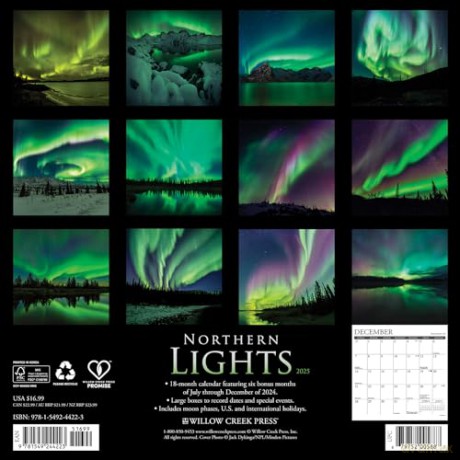 Northern Lights 2025 Wall [KSIĄŻKA]