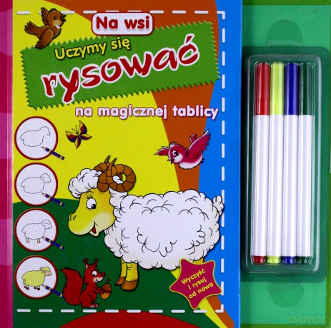 Na wsi. Uczymy się rysować na magicznej tablicy [KSĄŻKA]