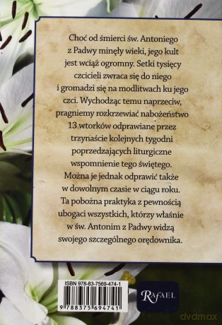 Nabożeństwo 13 wtorków ku czci św. Antoniego [KSĄŻKA]