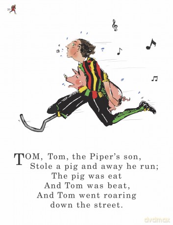 Nursery Rhymes With Pictures by Claud Lovat Fraser - Robert Lacey [KSIĄŻKA]