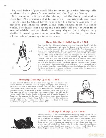 Nursery Rhymes With Pictures by Claud Lovat Fraser - Robert Lacey [KSIĄŻKA]