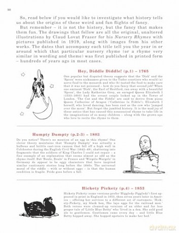 Nursery Rhymes With Pictures by Claud Lovat Fraser - Robert Lacey [KSIĄŻKA]