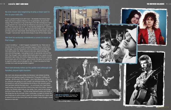 Oasis :Don't Look back: The Illustrated Biography - Alison James [KSIĄŻKA]
