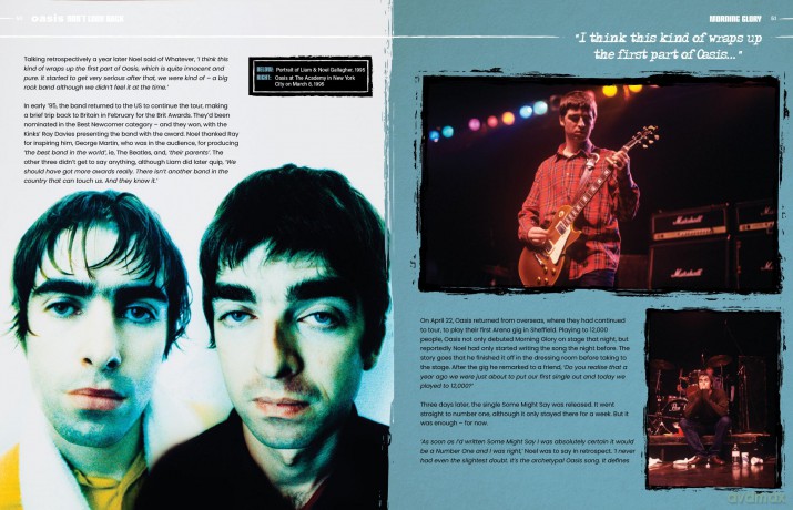 Oasis :Don't Look back: The Illustrated Biography - Alison James [KSIĄŻKA]