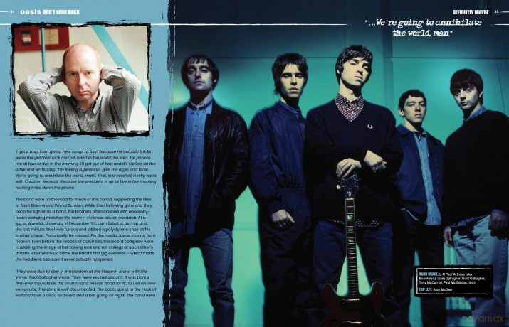 Oasis :Don't Look back: The Illustrated Biography - Alison James [KSIĄŻKA]