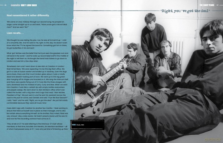 Oasis :Don't Look back: The Illustrated Biography - Alison James [KSIĄŻKA]