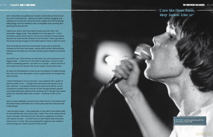 Oasis :Don't Look back: The Illustrated Biography - Alison James [KSIĄŻKA]