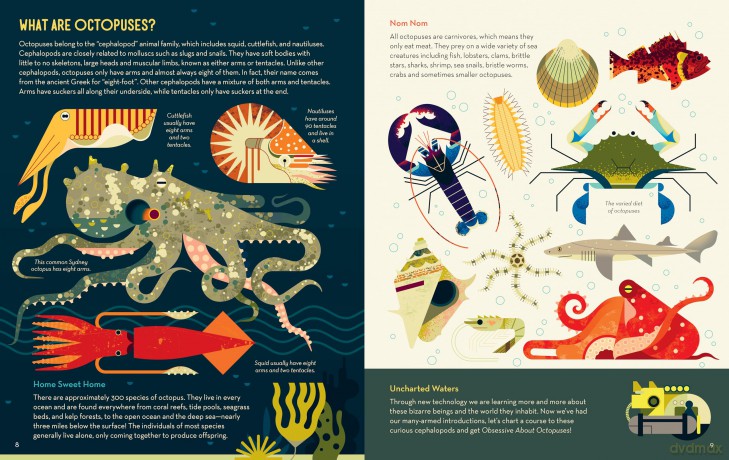 Obsessive About Octopuses (About Animals) - Davey [KSIĄŻKA]
