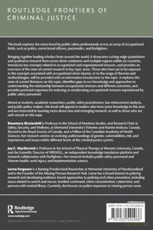 Occupational Stress Injuries: Operational and Organizational Stressors Among Public Safety Personnel (Routledge Frontiers of Criminal Justice) - Rosemary Ricciardelli [KSIĄŻKA]
