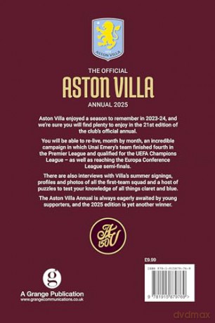 Official Aston Villa Annual 2025 - Grange [KSIĄŻKA]