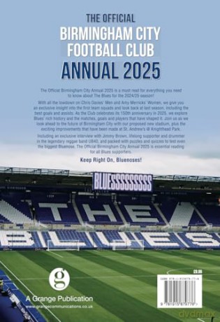 Official Birmingham City FC Annual 2025 - Grange [KSIĄŻKA]