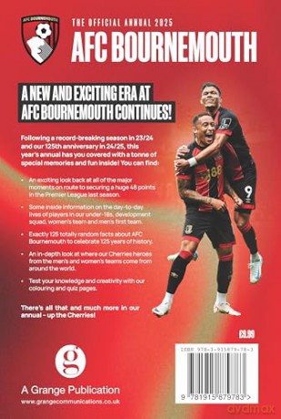 Official Bournemouth AFC Annual 2025 - Grange [KSIĄŻKA]