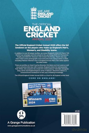 Official England Cricket Annual 2025 - Grange [KSIĄŻKA]