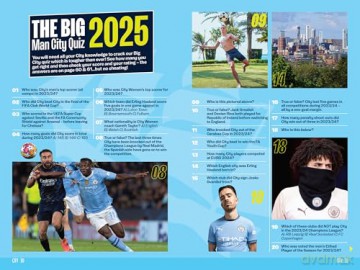 Official Manchester City Annual 2025 - Grange [KSIĄŻKA]