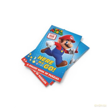 Official Super Mario Here We Go!: A super fun puzzle and activity book - perfect for kids and fans of the video game! - Nintendo [KSIĄŻKA]