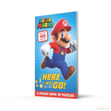 Official Super Mario Here We Go!: A super fun puzzle and activity book - perfect for kids and fans of the video game! - Nintendo [KSIĄŻKA]