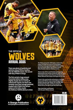 Official Wolverhampton Wanderers Annual 2025 - Grange [KSIĄŻKA]