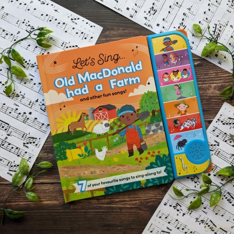 Old MacDonald Had A Farm Nursery Rhyme Sound Book - 7 Songs To Play And Sing [KSIĄŻKA]
