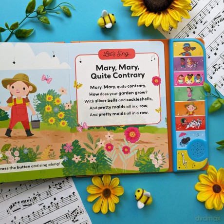 Old MacDonald Had A Farm Nursery Rhyme Sound Book - 7 Songs To Play And Sing [KSIĄŻKA]