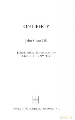 On Liberty (Hpc Classics Series) - John Stuart Mill [KSIĄŻKA]