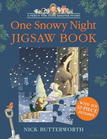 One Snowy Night Jigsaw Book: The beautiful illustrated children's classic in a new novelty format (Percy the Park Keeper) - Nick Butterworth [KSIĄŻKA]