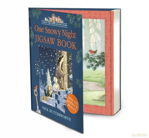 One Snowy Night Jigsaw Book: The beautiful illustrated children's classic in a new novelty format (Percy the Park Keeper) - Nick Butterworth [KSIĄŻKA]