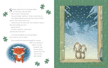 One Snowy Night Jigsaw Book: The beautiful illustrated children's classic in a new novelty format (Percy the Park Keeper) - Nick Butterworth [KSIĄŻKA]
