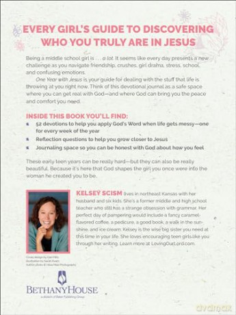 One Year with Jesus: A Weekly Devotional Journal for Middle School Girls - Kelsey Scism [KSIĄŻKA]