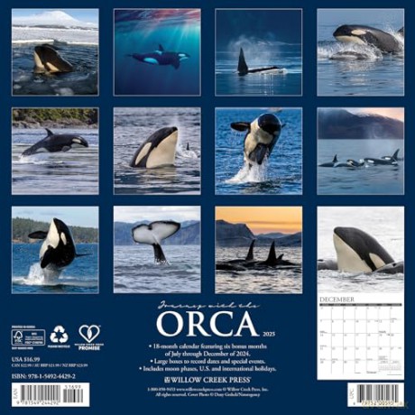 Orca (Journey With the) 2025 Wall [KSIĄŻKA]