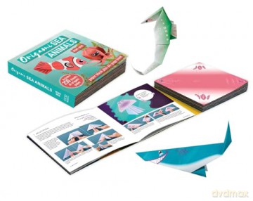 Origami Sea Animals: Paper block plus 64-page book - Mari Ono [KSIĄŻKA]