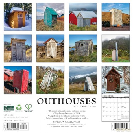 Outhouses of the World 2025 Wall [KSIĄŻKA]