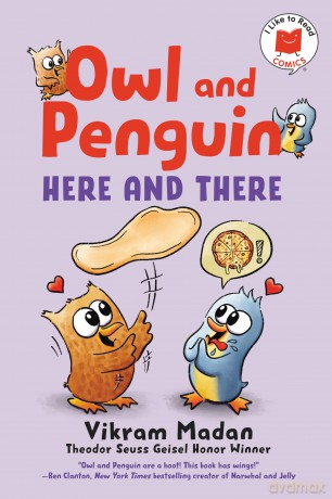 Owl and Penguin: Here and There (I Like to Read Comics) - Vikram Madan [KSIĄŻKA]